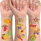 144 PCS Cinco De Mayo Temporary Tattoo Set for Mexican Themed Party, Fiesta Party Fake Tattoos Stickers Sombrero Hats, Taco Design, Face Body Tattoo Decorations